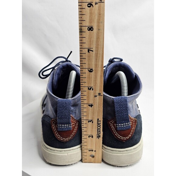 Timberland Amherst Blue Canvas Mid Top Chukka Sneakers Women's 9.5 - Picture 5 of 8